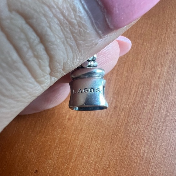 Lagos pink sapphire silver caviar bracelet - Picture 3 of 3